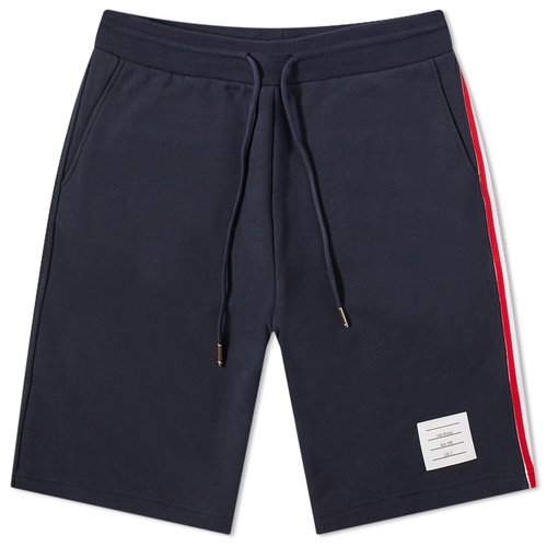 TThome Navy Classic Loopback Sweatshorts - Blue/Brown - MJQ096A03377415