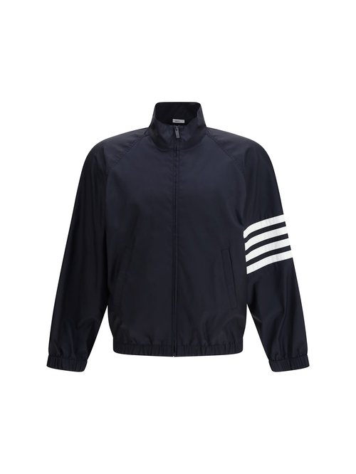 Thom Browne Zip Front Raglan Track Jacket With 4 Bar Detail - MJU583CF1095415