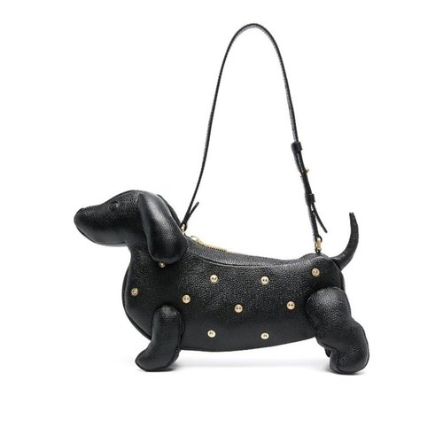 Thome Leather Hector Baguette Shoulder Bag - Black/Brown/Yellow - UAG132A00198001
