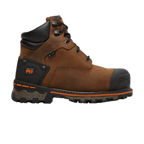 Timberland Boondock 6 Inch Composite Toe Waterproof Work Boot - Brown Oiled/Distressed - TB092615214