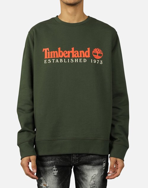 Timberland ESSENTIAL ESTABLISHED 1973 CREW - Dark Green - TB0A1Y3BU31