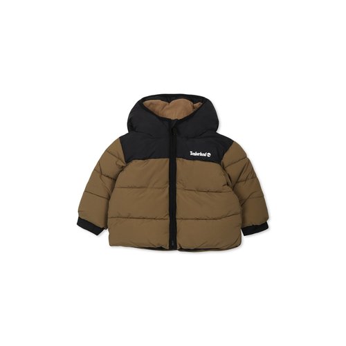 Timberland Green Down Jacket For With Logo - T6024664J