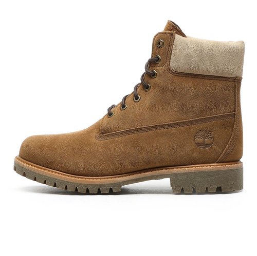Timberland Premium 6 Inch Lace Up Waterproof Boot - Medium Brown Suede - TB0A6G1RES41