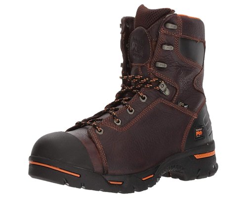 Timberland PRO Endurance PR 8 Steel Toe Work Lace-up Boots 1 - Briar Brown - TB152561214