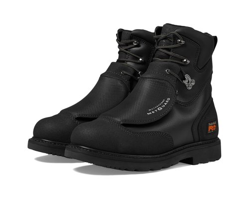 Timberland Pro 8 Inch Waterproof Steel Toe Work Boots - Black - TB153530001