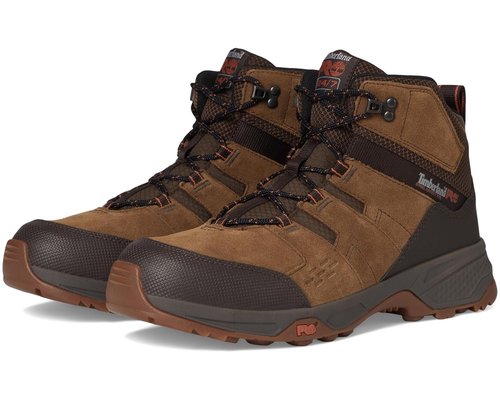 Timberland PRO Switchback LT 6 Inch Steel Safety Toe Industrial Work Hiker Boots Work Boots 1 - Brown/Gum - TB1A2MTA214