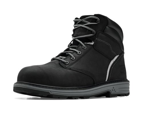 Timberland PRO Titan Tasker 6 Inch Alloy Safety Toe Industrial Work Boots - Black Full Grain - TB0A416GW02