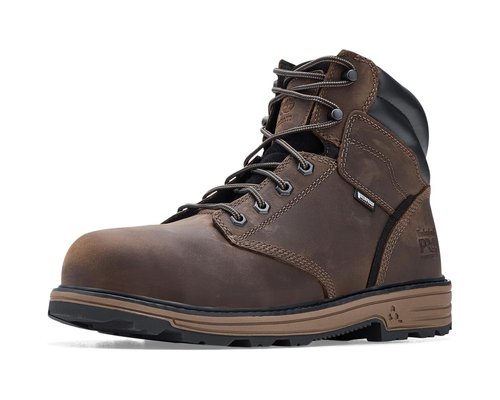Timberland Pro Titan Tasker 6 Inch Waterproof Alloy Toe Work Boots - Brown - TB0A43FGW01