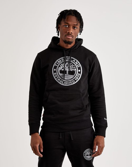Timberland Pullover Hoodie - Black/Silver - TB0A6H1W001