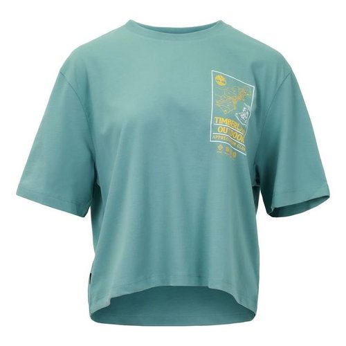 Timberland Short Sleeve T-Shirt - Blue/Multi-Color - A6HRD-DV6