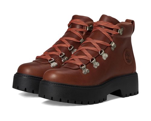 Timberland Stone Street Mid Lace-Up Boots - Rust Full Grain - TB0A27VJ