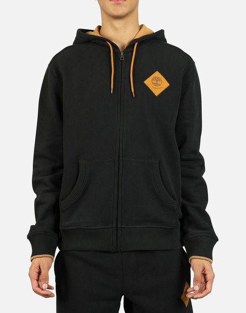Timberland 400 GM Zip Thru Hoodie TB0A1OHN 001 - Black - TB0A1OHN001