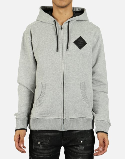 Timberland 400 GM Zip Thru Hoodie TB0A1OHN 052 - Grey - TB0A1OHN052