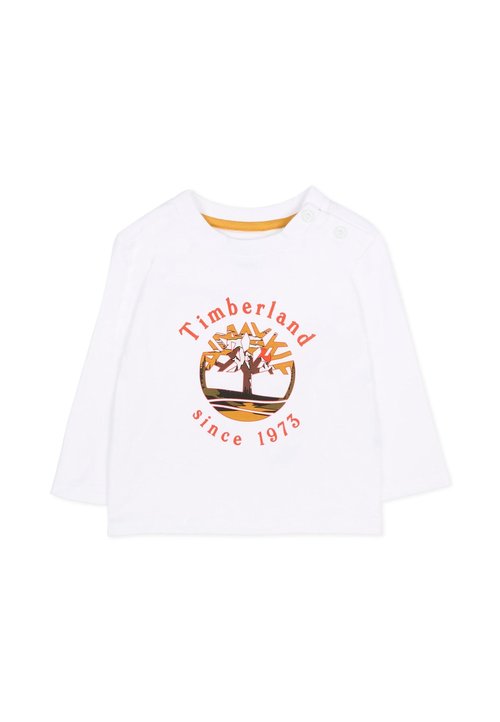 Timberland White T-shirt For With Logo - T6025510P