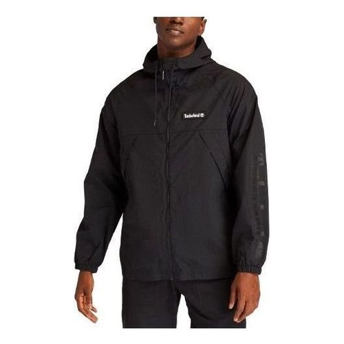 Timberland Windbreaker Zip Through Jacket - Black - A2BV4-001