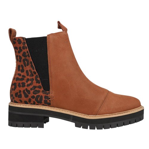 TOMS Dakota Pull On Leopard-Cheetah Boots - Brown - 10.16853
