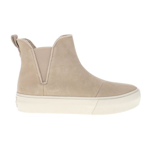 TOMS Fenix Round Toe Pull On Boots - Beige - 10019790T-101