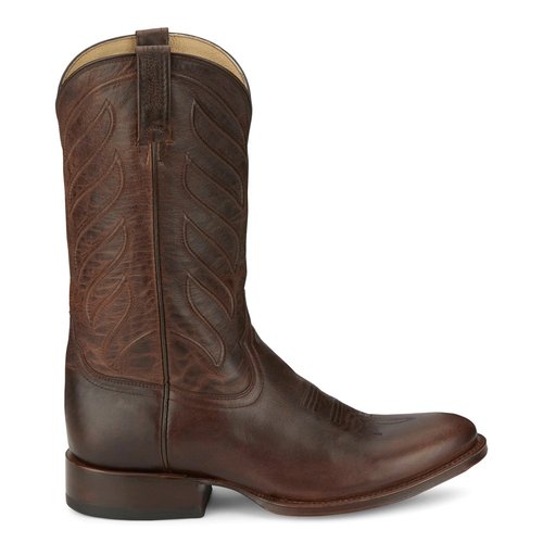 TOny Lama Lenado 12 Inch Medium Round Toe Pull On Cowboy Boots - Brown - DR.3037
