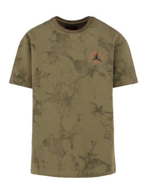 Travis Scott Air Jordan Short Sleeve Tee Shirt - Olive