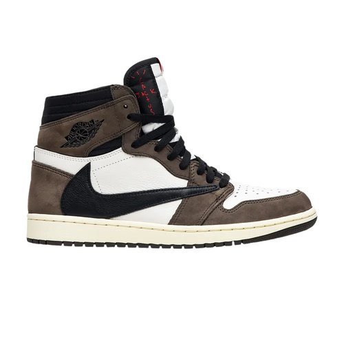 Travis Scott x Air Jordan 1 Retro High OG Sample - Sail/Dark Mocha-University Red-Black - CD4487-100-S