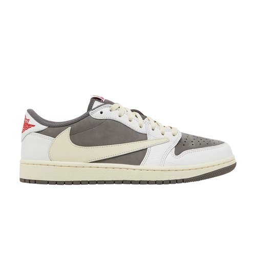 Travis Scott x Air Jordan 1 Retro Low OG Sample - Sail/University Red/Ridgerock - MNJDLS-375-S