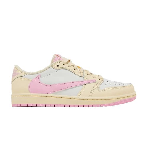 Travis Scott x Air Jordan 1 Retro Low OG - Muslin/Shy Pink/Sail - IQ7604-100