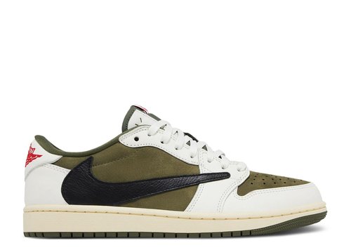 Travis Scott × Jordan 1 \"Reverse Olive\" Jordan 1 Low x Travis Scott Reverse Olive