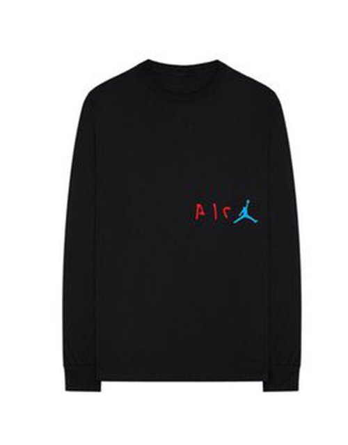 Travis Scott x Air Jordan Cactus Jack Long Sleeve Tee Shirt - Black