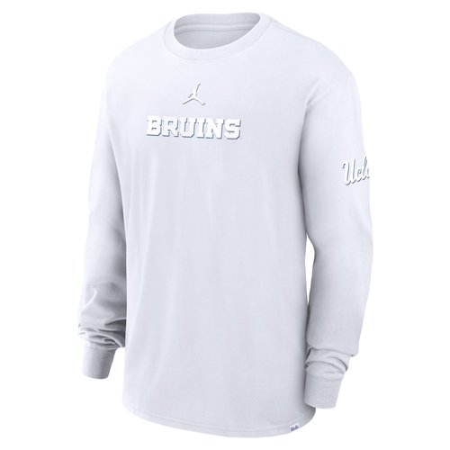 UCLA Bruins Statement Max90 Air Jordan College Long-Sleeve T-Shirt - White - 0JCW10AUCL-4GZ