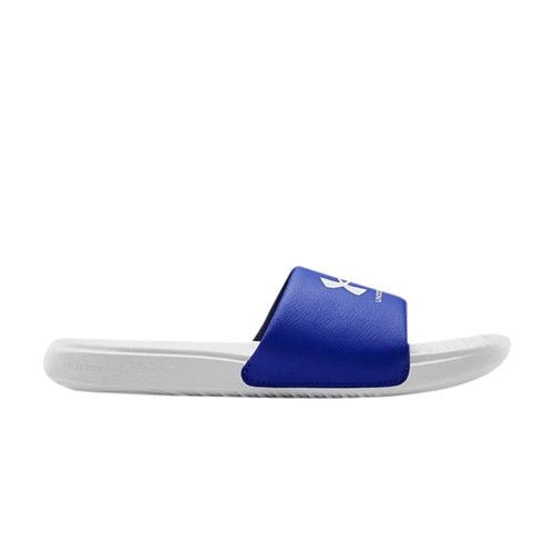 Under Armour Ansa Fixed Slide - Halo Grey/Royal - 3023761-105