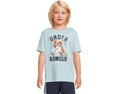 Under Armour Baseball Bear Short Sleeve Little Kid/Big Kid Workout - Stream - 25UASIA36E-485