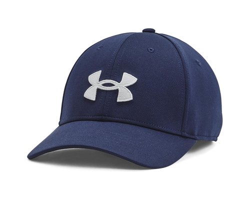 Under Armour Blitzing Hat Adjustable Caps - Midnight Navy/Mod Gray - 1376701-410