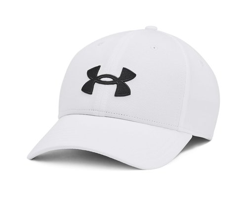 Under Armour Blitzing Hat Adjustable Caps - White/Black - 1376701-100