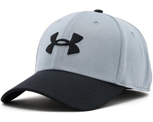 Under Armour Blitzing Hat Caps - Steel/Black/Black - 1376700-036