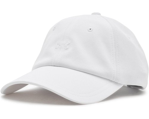 Under Armour Blitzing Low Adjustable Hat Baseball Caps - White/White - 6009335-100