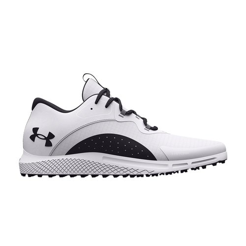 Under Armour Charged Draw 2 Spikeless Golf - White/Black/Black - 3026399-100