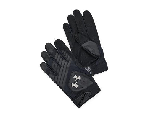 Under Armour Clean Up Baseball Gloves Over-Mits Gloves - Black/Black/Metallic Black - 6000253-001