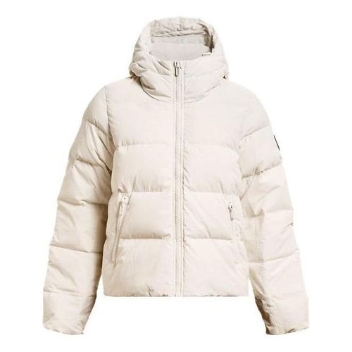 Under Armour ColdGear Infrared Down Hooded Jacket - Beige - 1378861-112
