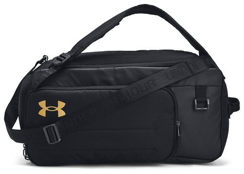 Under Armour Contain Duo SM BP Duffel - Black/Metallic Gold - 1381920-001