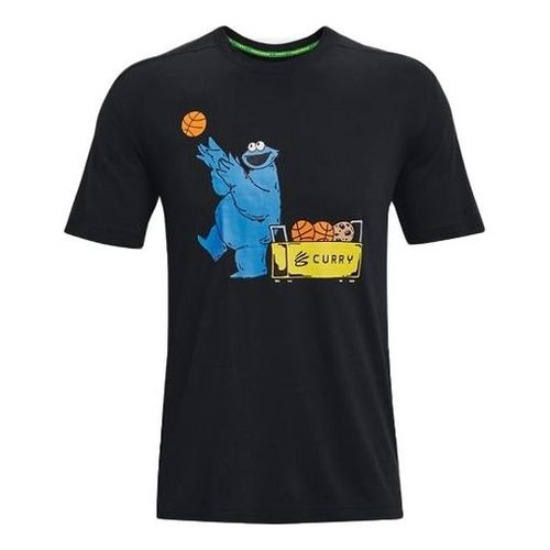 Under Armour Curry Cookie Monster T-shirt - Black - 1369624-001