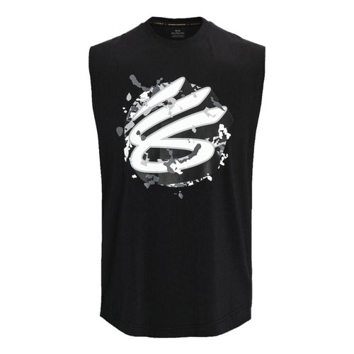 Under Armour Curry Sleeveless Tank - Black/White - 1377307-001