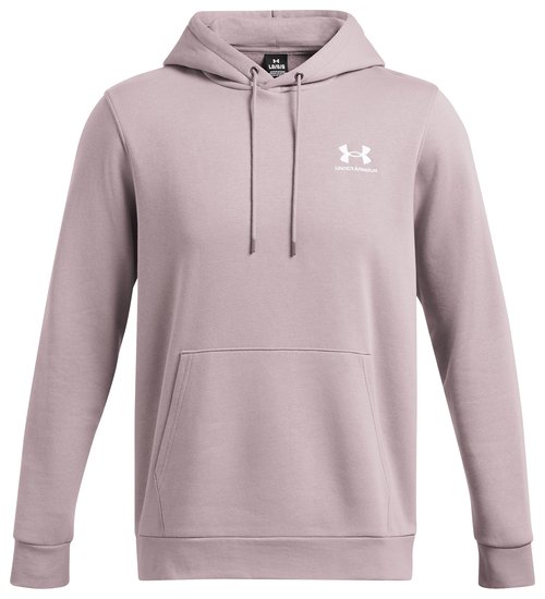Under Armour Essential Fleece Hoodie - Tetra Grey/White - 1373880-015