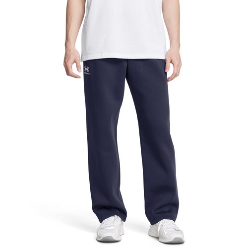 Under Armour Essential Fleece Pants - Midnight Navy/White - 1384034-410