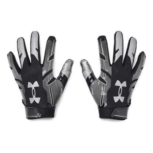 Under Armour F8 Football Gloves - Black/Metallic Silver - 1368851-001