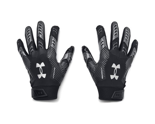Under Armour F9 Nitro Football Gloves Gore-Tex Gloves - Black/Castlerock/Metallic Silver - 1381943-001
