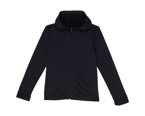 Under Armour Fleece Full Zip Big Kids Sweatshirt - Black/Black - 1373541-001