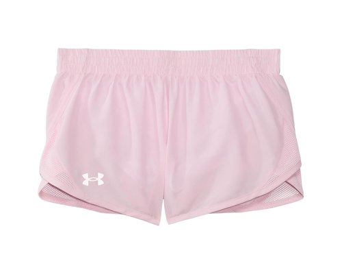 Under Armour Fly By Shorts Big Kids Shorts - Prime Pink/White - 1383257-647