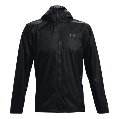 Under Armour Forefront Rain Hoodie Jacket - Black - 1321439-002