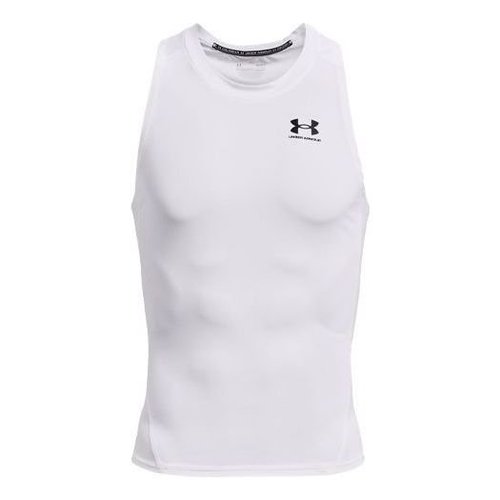 Under Armour HeatGear Compression Tank - White - 1368352-100