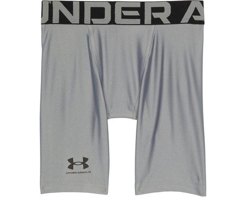 Under Armour HeatGearr Armour Shorts Big Kids Shorts - Steel/Black - 1361737-035